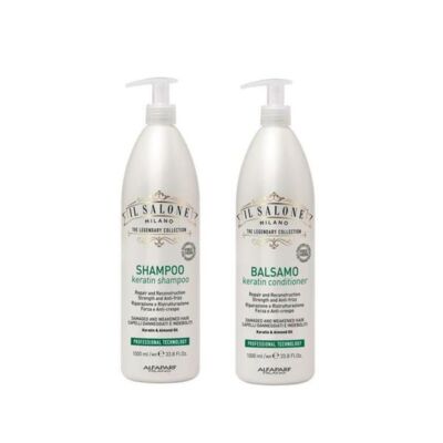 Black Friday 2022 Pachet pentru Par Deteriorat si Slabit - Il Salone Milano Professional Keratin: Sampon 1000 ml