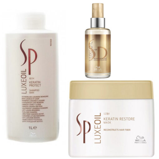 Black Friday 2022 Pachet pentru repararea parului Wella SP Luxe Oil Keratin - Sampon