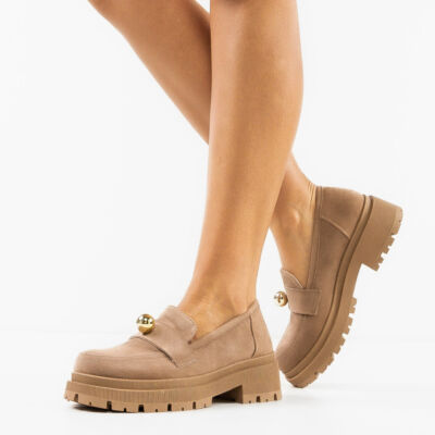 Black Friday Pantofi Casual Nieve Khaki