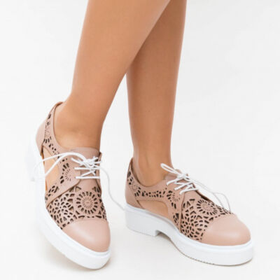 Black Friday 2022 Pantofi Casual Tuty Nude