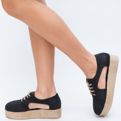 Black Friday 2022 Pantofi Casual Vesan Negri