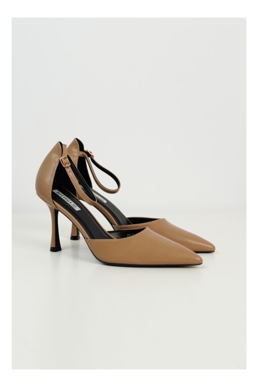 Black Friday 2022 Pantofi Dina maro stiletto cu bareta