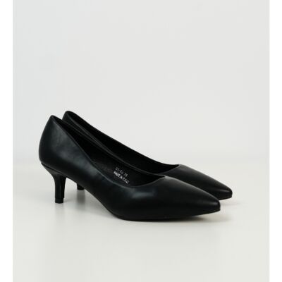 Black Friday Pantofi Ilona negri cu toc jos