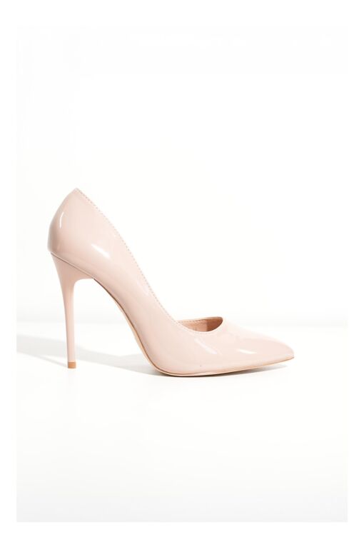 Black Friday 2022 Pantofi Mara nude stiletto lacuiti
