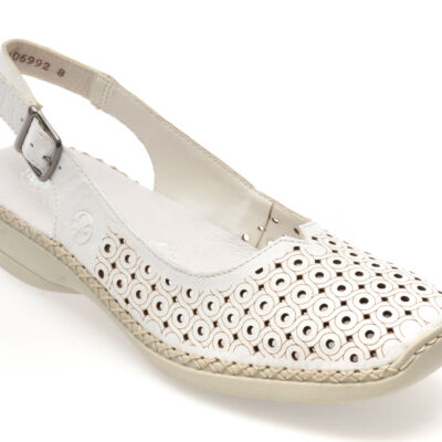 Black Friday Pantofi RIEKER albi