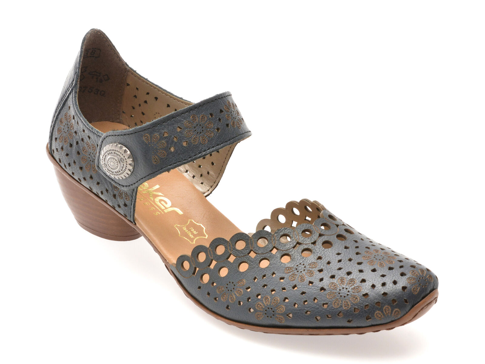 Black Friday Pantofi RIEKER bleumarin