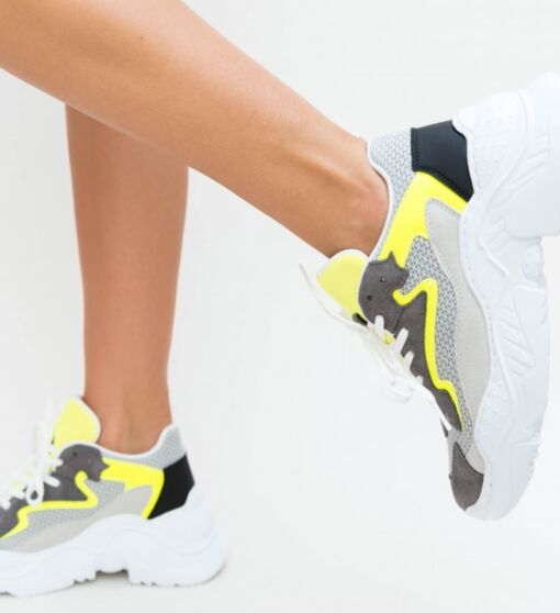 Black Friday Pantofi Sport Elsev Gri
