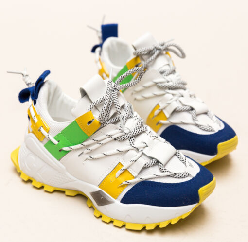 Black Friday 2022 Pantofi Sport Fisher Galbeni