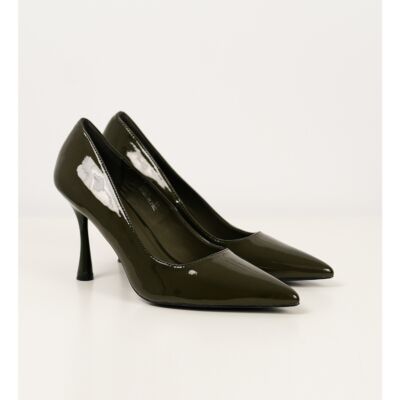 Black Friday Pantofi Stefi stiletto kaki