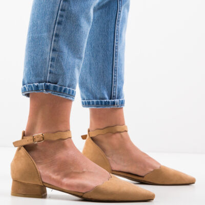 Black Friday Pantofi Wood Camel