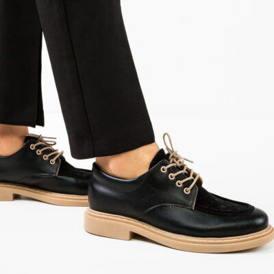 Black Friday 2022 Pantofi casual dama Kadamala Negri 4