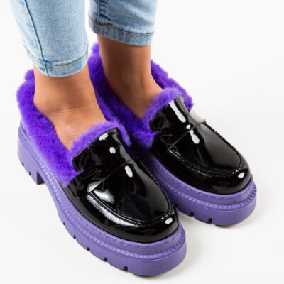 Black Friday 2022 Pantofi casual dama Monday Negri 5