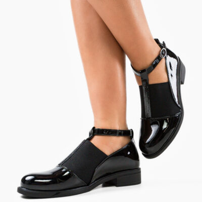 Black Friday Pantofi casual dama Peyhet Negri 2