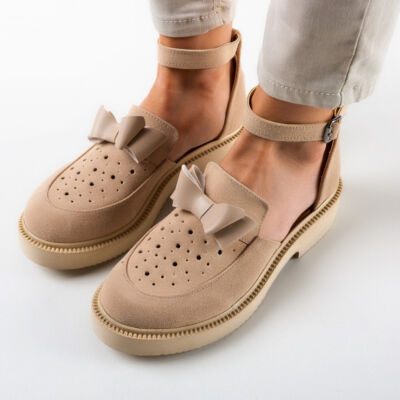 Black Friday 2022 Pantofi casual dama Pretty Bej 5