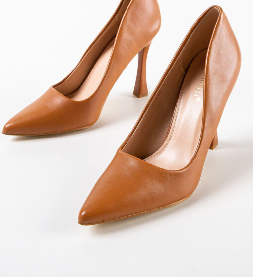 Black Friday 2022 Pantofi cu toc Pakun Camel