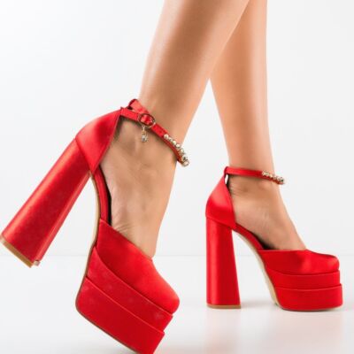 Black Friday Pantofi dama Iman Rosii