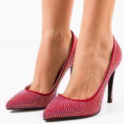 Black Friday Pantofi dama Pukan Rosii