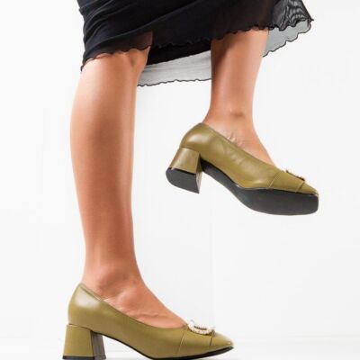 Black Friday 2022 Pantofi dama Strickl Khaki