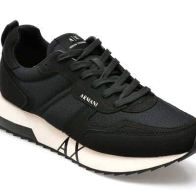 Black Friday 2022 Pantofi sport ARMANI EXCHANGE negri