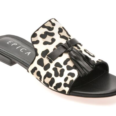 Black Friday Papuci EPICA alb-negru