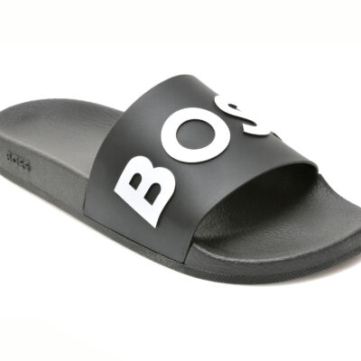 Black Friday 2022 Papuci HUGO BOSS negri