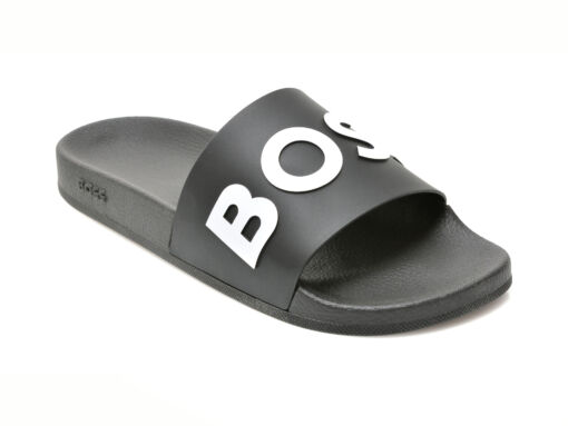Black Friday 2022 Papuci HUGO BOSS negri