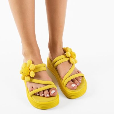 Black Friday Papuci dama Turenag Galbeni