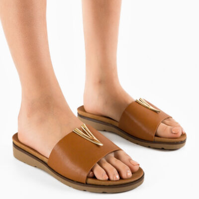 Black Friday Papuci dama Yaffe Camel