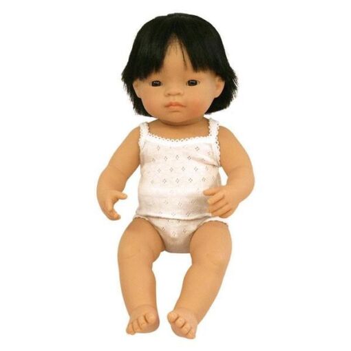 Black Friday 2022 Papusa baiat asiatic Miniland 38 cm