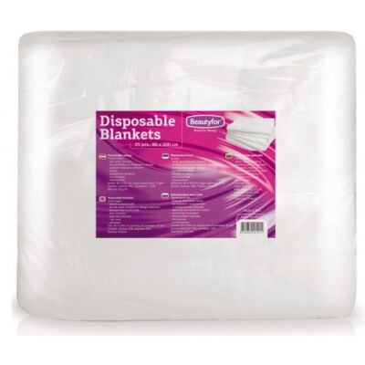 Black Friday 2022 Patura de unica folosinta din material textil moale - Beautyfor Disposable Spunlace Blankets