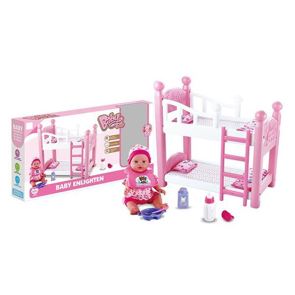 Black Friday 2022 Patut etajat de jucarie cu papusa inclusa Baby