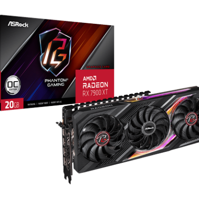 Black Friday 2022 Placa video ASRock Radeon RX 7900 XT Phantom Gaming OC 20GB GDDR6 320-bit
