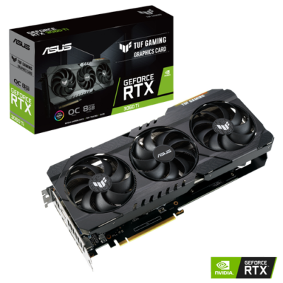 Black Friday 2022 Placa video ASUS TUF Gaming GeForce RTX 3060 Ti OC V2 LHR 8GB GDDR6 256-bit