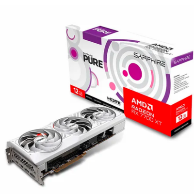 Black Friday 2022 Placa video Sapphire Radeon RX 7700 XT PURE GAMING 12GB GDDR6 192-bit