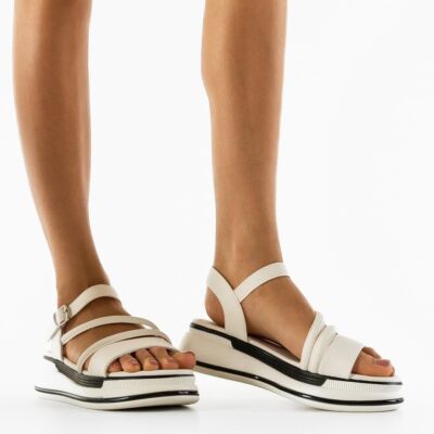 Black Friday Platforme dama Tubas Albe