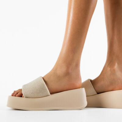 Black Friday Platforme dama Vanders Bej