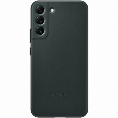 Black Friday 2022 Protectie Spate Samsung Leather EF-VS906LGEGWW pentru Samsung Galaxy S22 Plus (Verde)