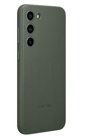 Black Friday Protectie Spate Samsung Leather EF-VS916LGEGWW pentru Samsung Galaxy S23+ (Verde)