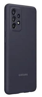 Black Friday 2022 Protectie Spate Samsung Silicone Cover EF-PA725TBEGWW pentru Samsung Galaxy A72 (Negru)