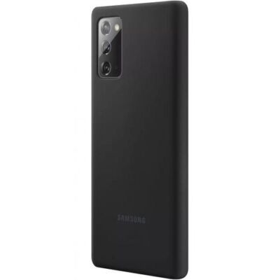 Black Friday 2022 Protectie Spate Samsung Silicone EF-PN980TBEGEU pentru Samsung Galaxy Note 20 (Negru)