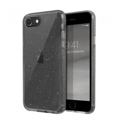 Black Friday 2022 Protectie Spate Uniq LifePro Tinsel Glitter pentru iPhone 7/8/SE 2022 (Gri)