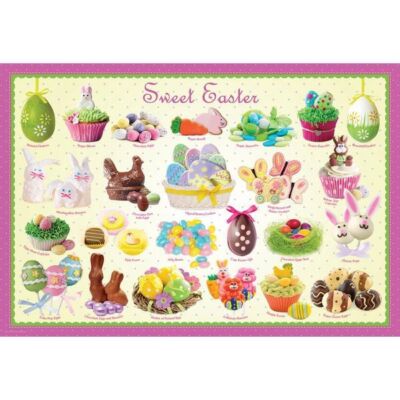 Black Friday 2022 Puzzle 100 piese Sweet Easter