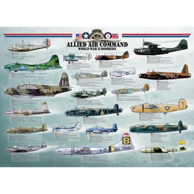 Black Friday 2022 Puzzle 1000 piese Allied Air Command World War II Bombers