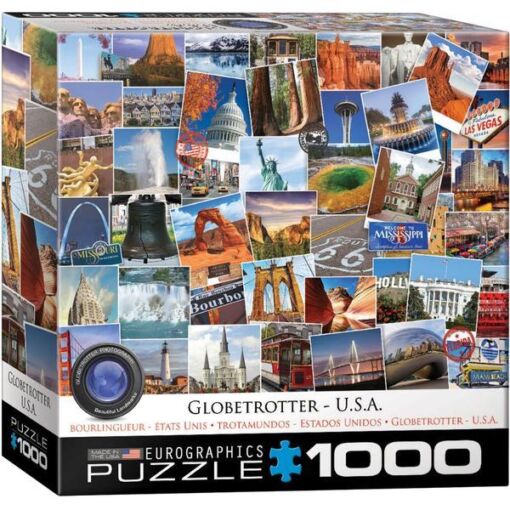 Black Friday 2022 Puzzle 1000 piese Globetrotter USA