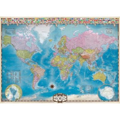 Black Friday 2024 Puzzle 1000 piese Map of the World