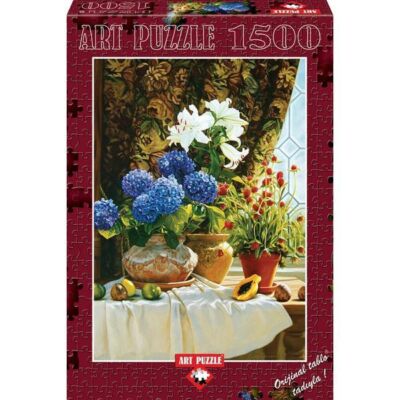 Black Friday 2024 Puzzle 1500 piese - Hydrangeas-ROBIN ANDERSON