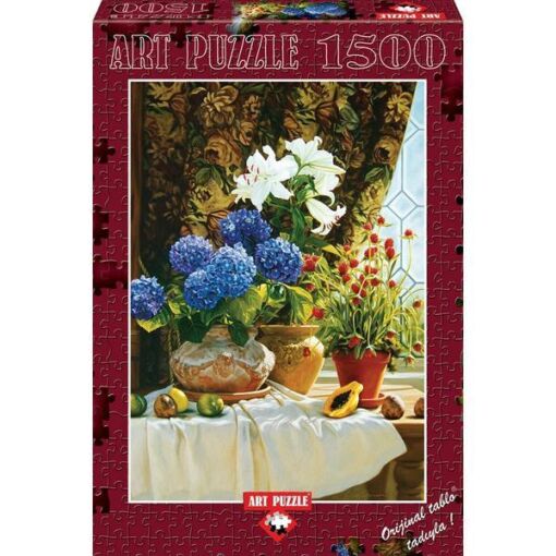 Black Friday 2024 Puzzle 1500 piese - Hydrangeas-ROBIN ANDERSON
