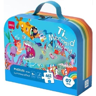 Black Friday 2022 Puzzle 462: Mermaid World. Piese cu efect luminos