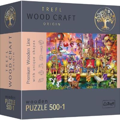 Black Friday 2022 Puzzle 500+1 din lemn. Lumea magica
