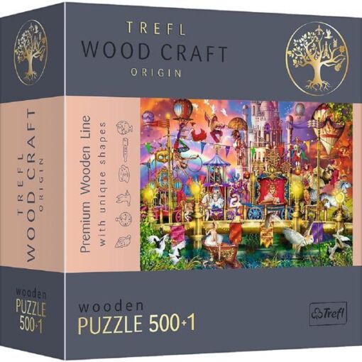 Black Friday 2022 Puzzle 500+1 din lemn. Lumea magica